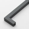 Gliderite Hardware 7-9/16 in. Center to Center Solid Square Bar Pull Matte Black 21683-192-MB-1